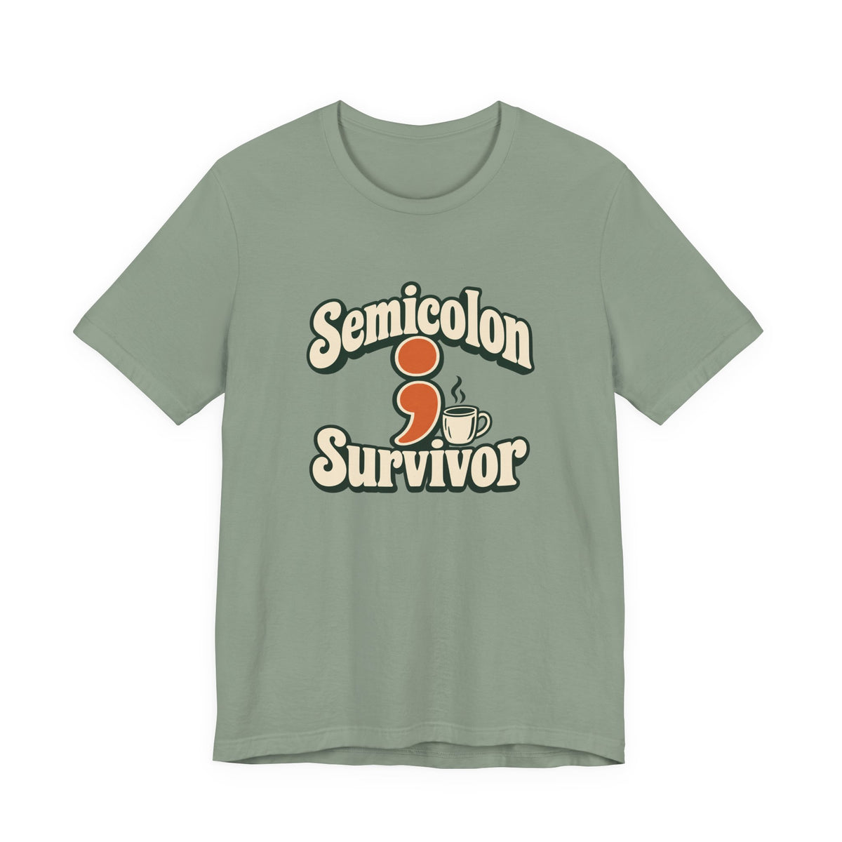 Semicolon Survivor Dev Tee