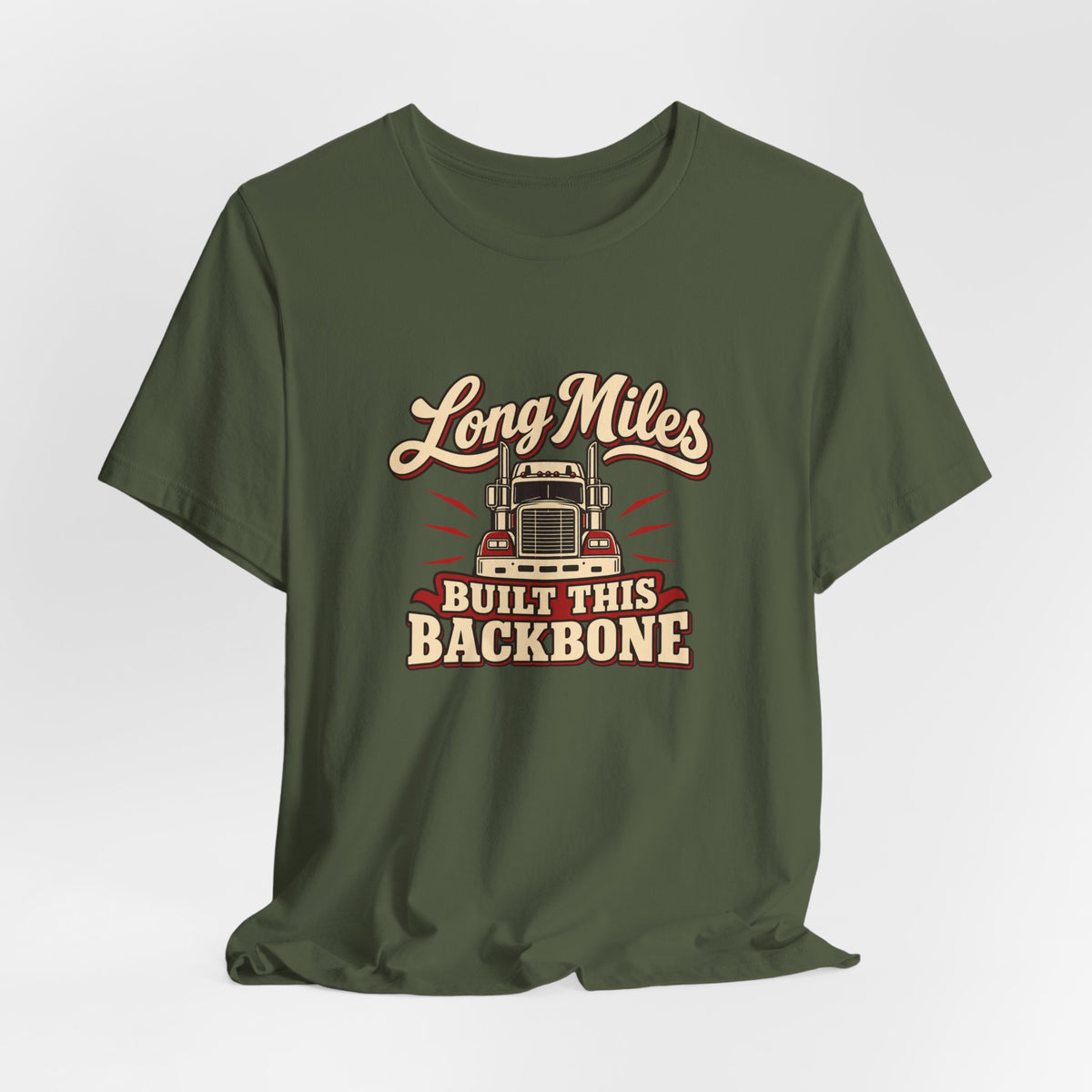 Long Haul Backbone Vintage Trucker Tee
