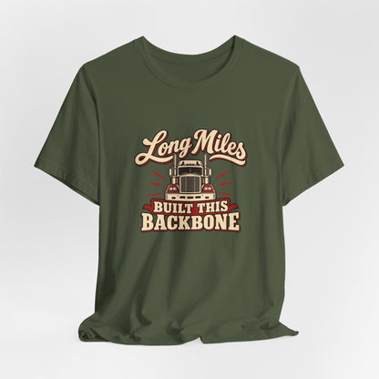 Long Haul Backbone Vintage Trucker Tee