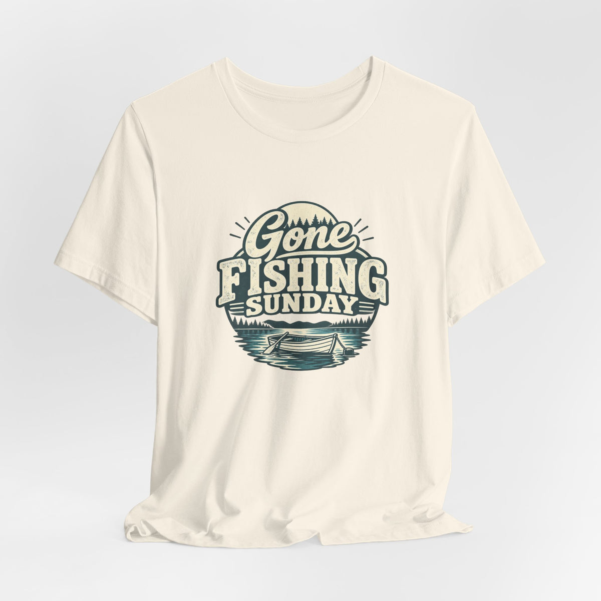 Gone Fishing Sunday Tee
