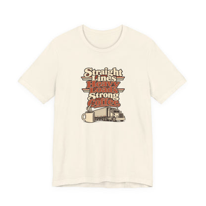 Trailer Lines Trucker Retro Tee