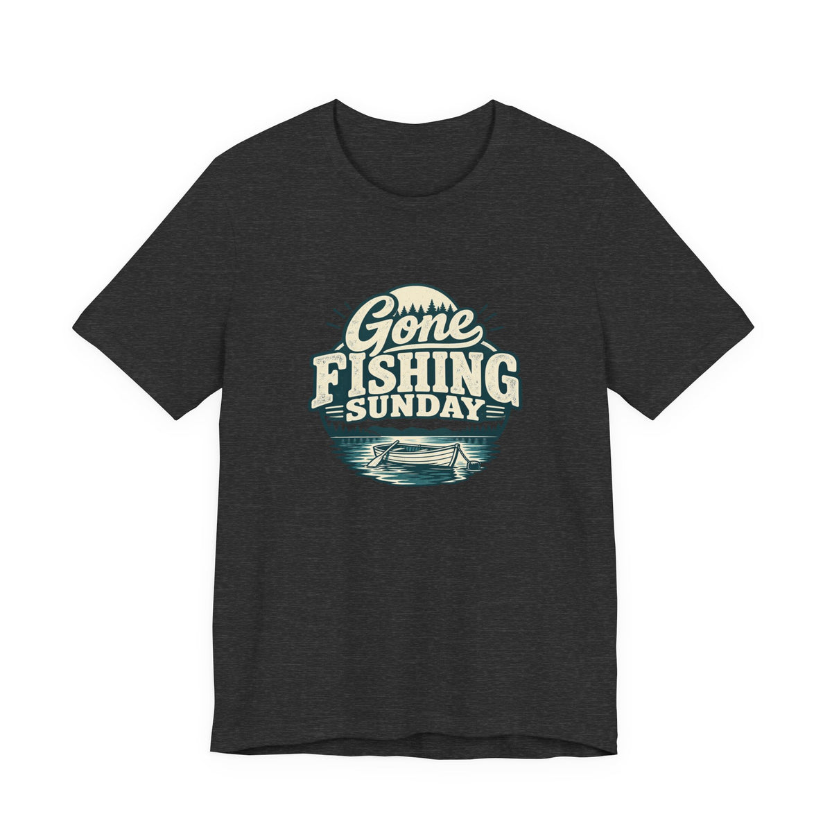Gone Fishing Sunday Tee