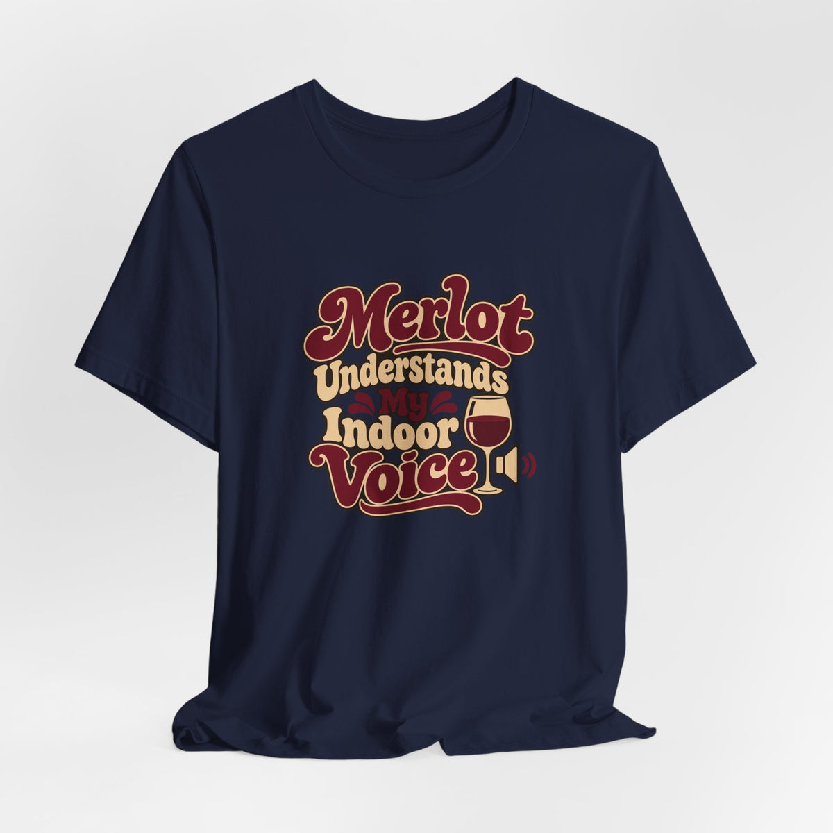 Merlot Indoor Voice Tee