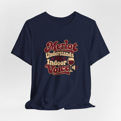 Merlot Indoor Voice Tee