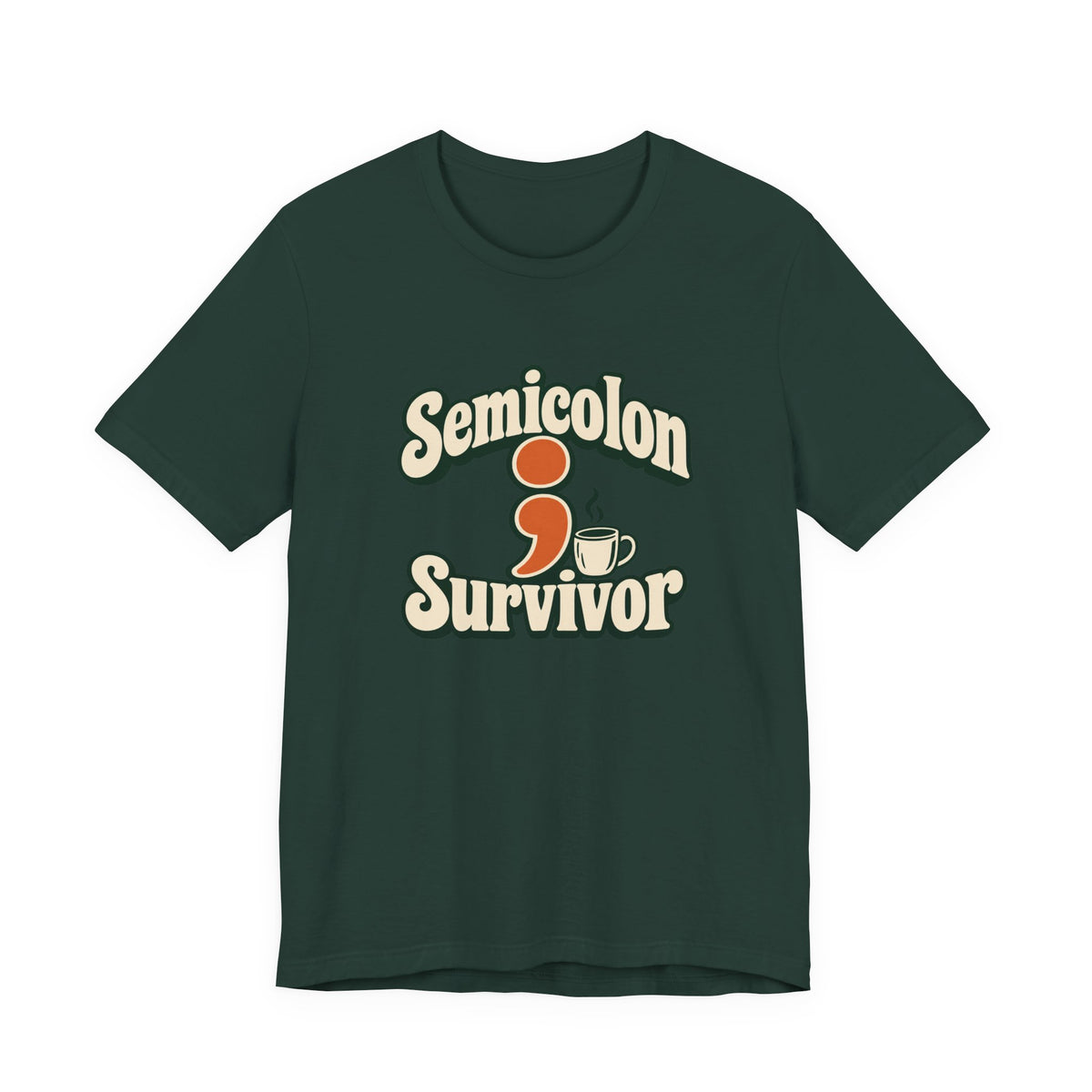 Semicolon Survivor Dev Tee