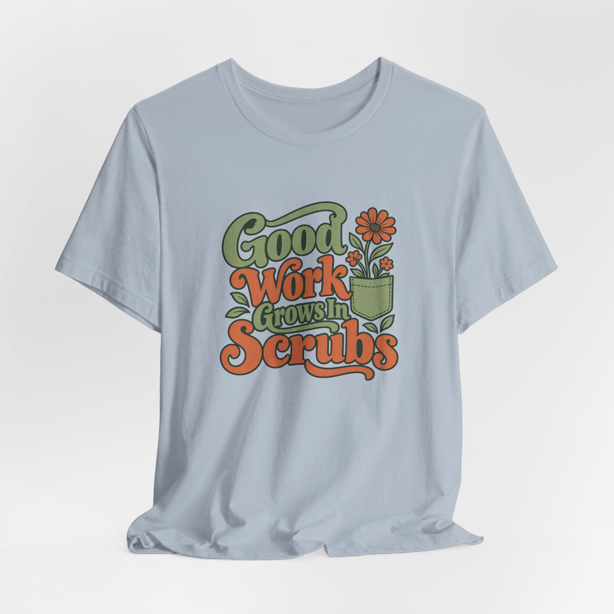Scrub Life Bloom Retro Tee