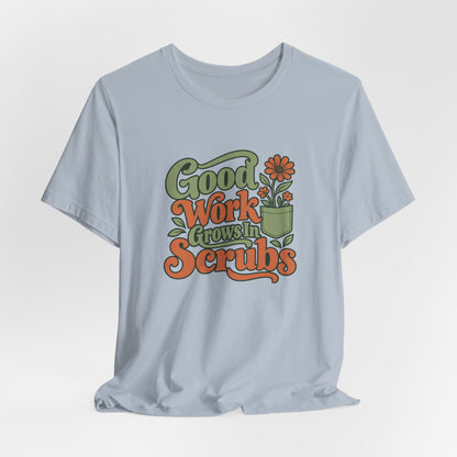 Scrub Life Bloom Retro Tee