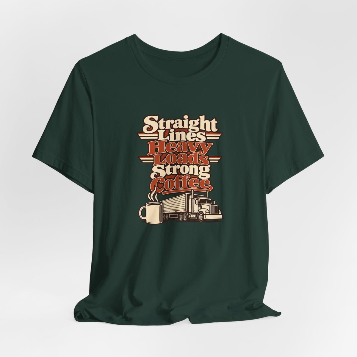 Trailer Lines Trucker Retro Tee