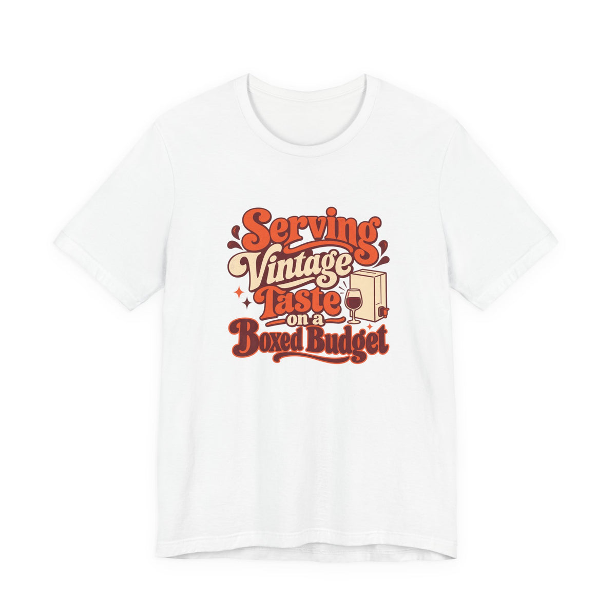 Boxed Budget Wine Tee