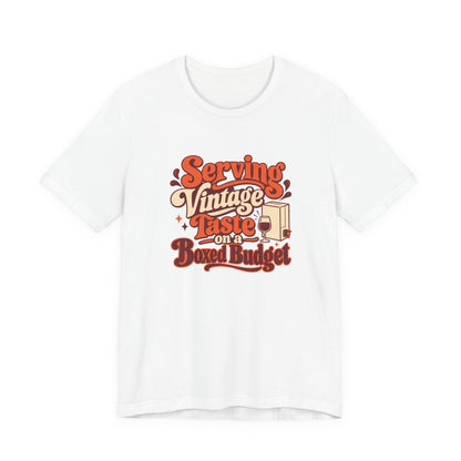 Boxed Budget Wine Tee