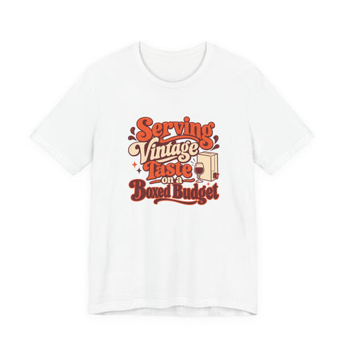 Boxed Budget Wine Tee