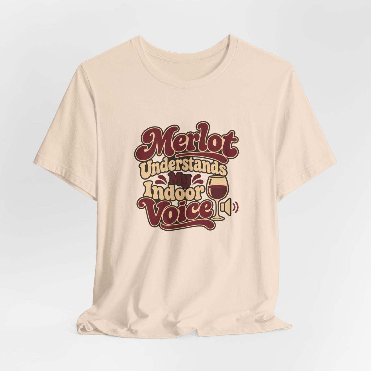 Merlot Indoor Voice Tee