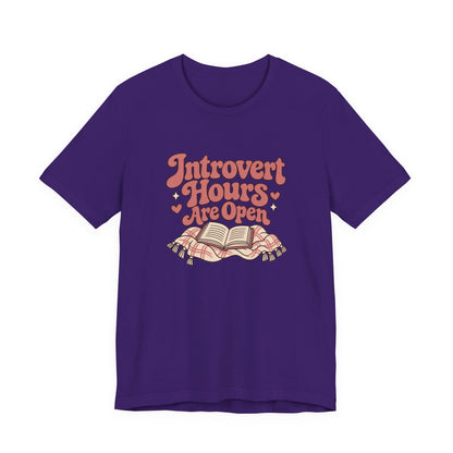 Soft Introvert Hours Tee