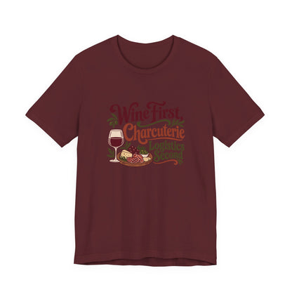Charcuterie Logistics Wine Shirt