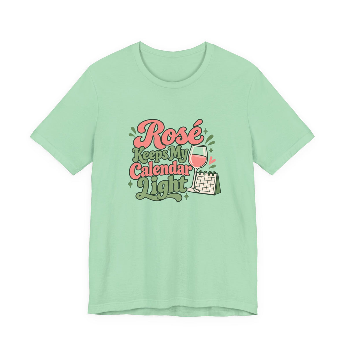 Rosé Calendar Retro Tee