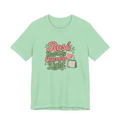 Rosé Calendar Retro Tee