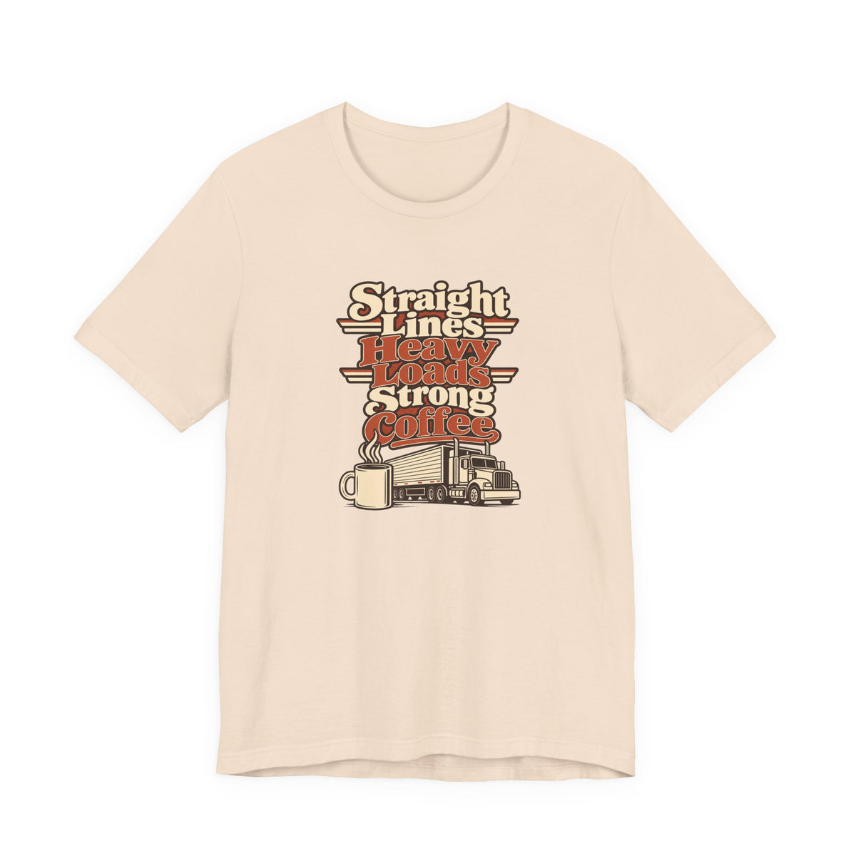 Trailer Lines Trucker Retro Tee