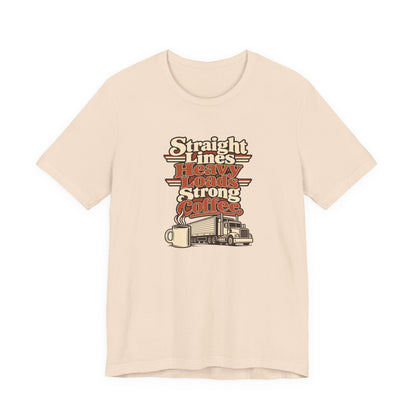 Trailer Lines Trucker Retro Tee