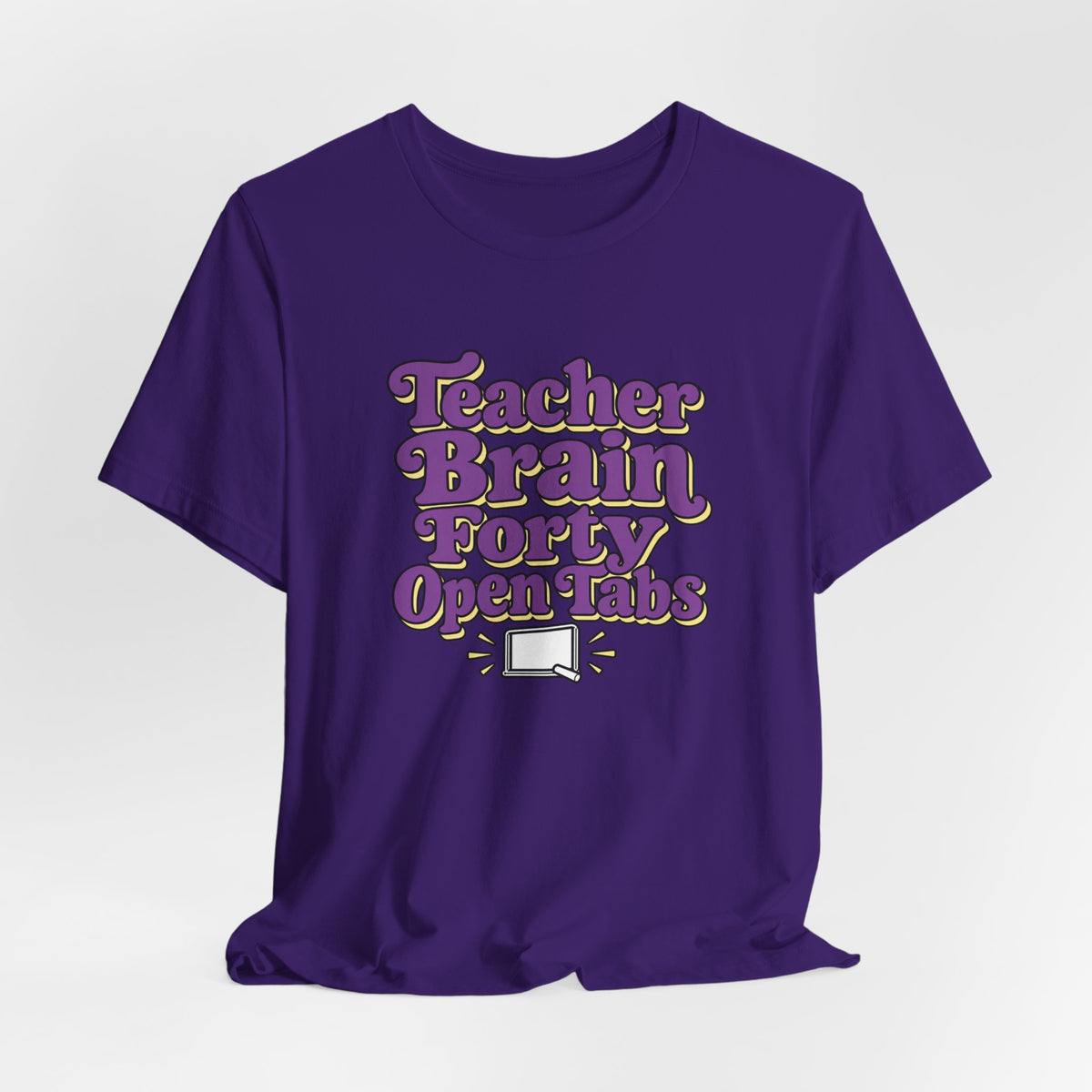 Teacher Brain Open Tabs Tee