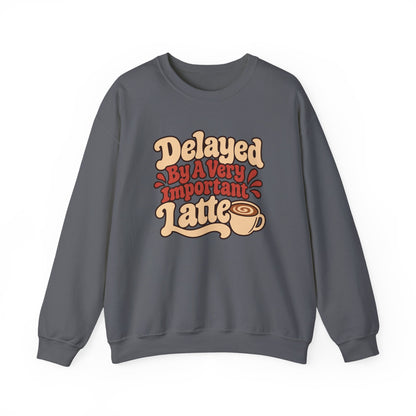 Latte Delay Retro Sweatshirt
