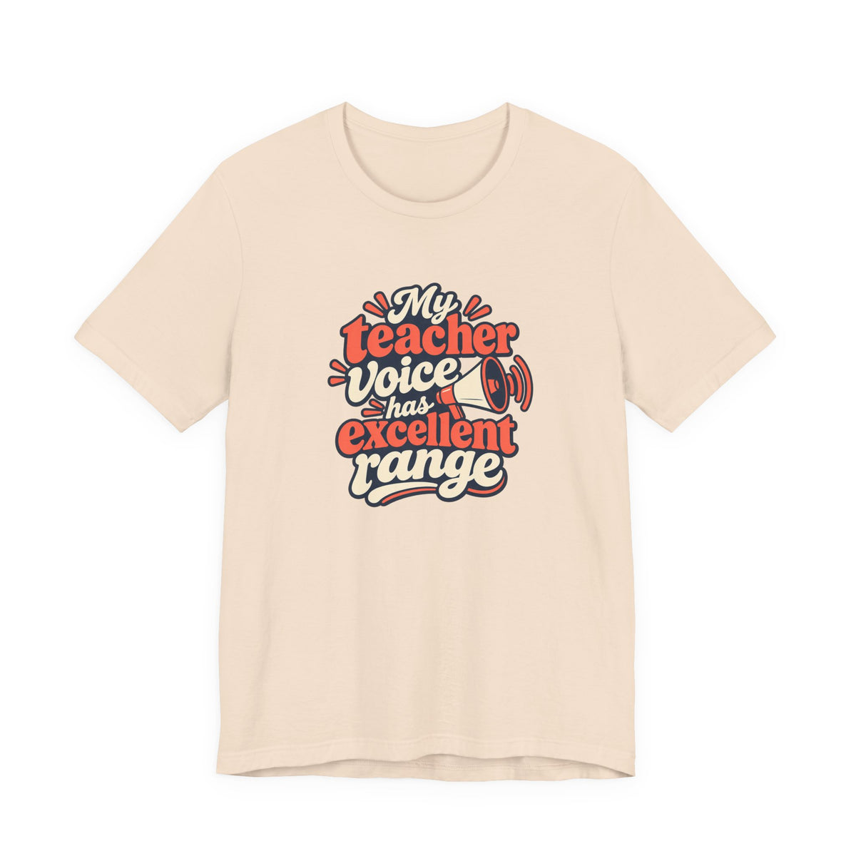 Teacher Voice Range Retro Shirt