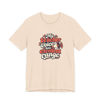 Teacher Voice Range Retro Shirt
