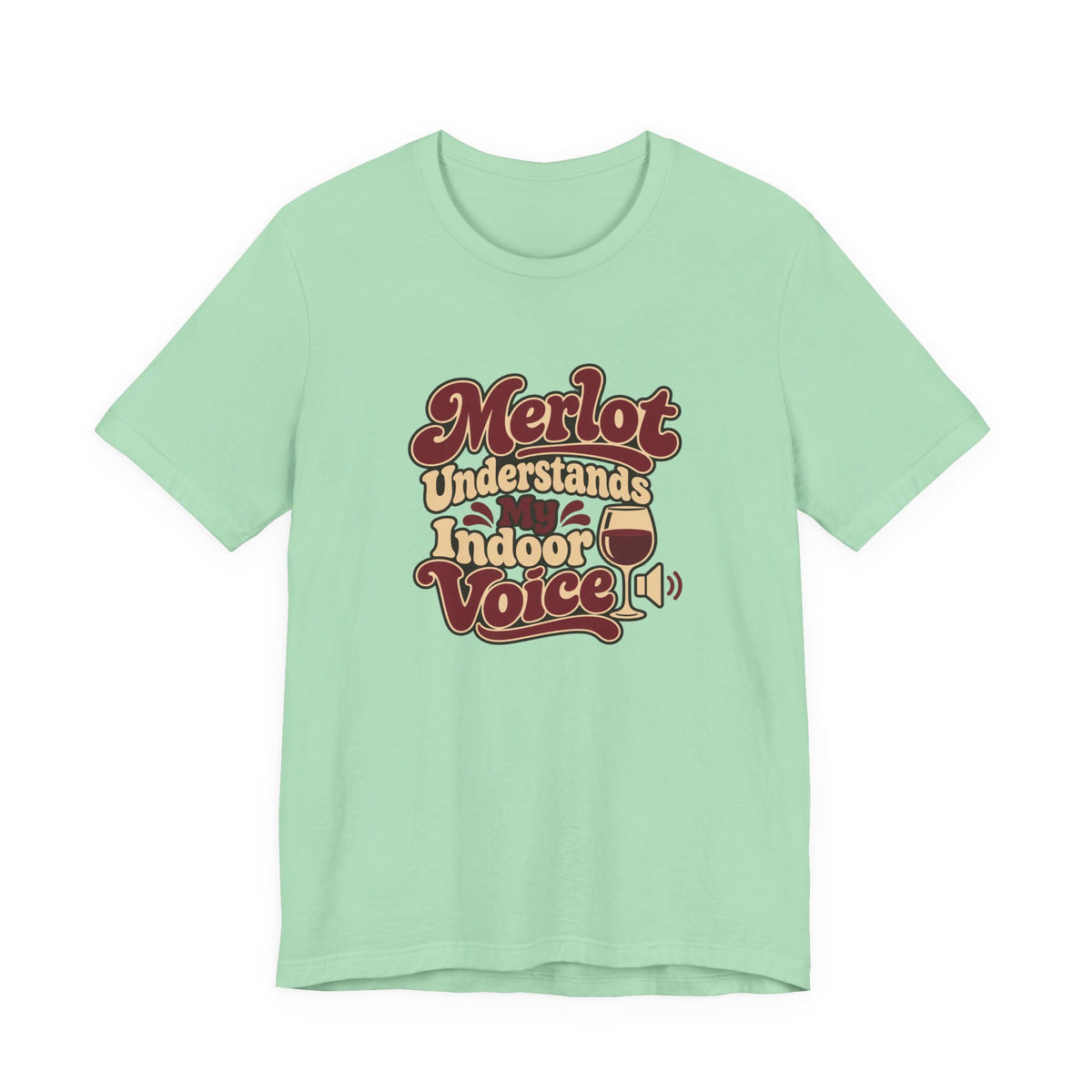 Merlot Indoor Voice Tee