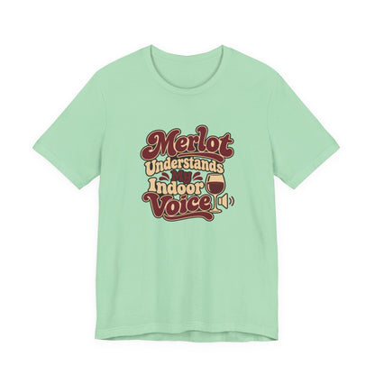 Merlot Indoor Voice Tee