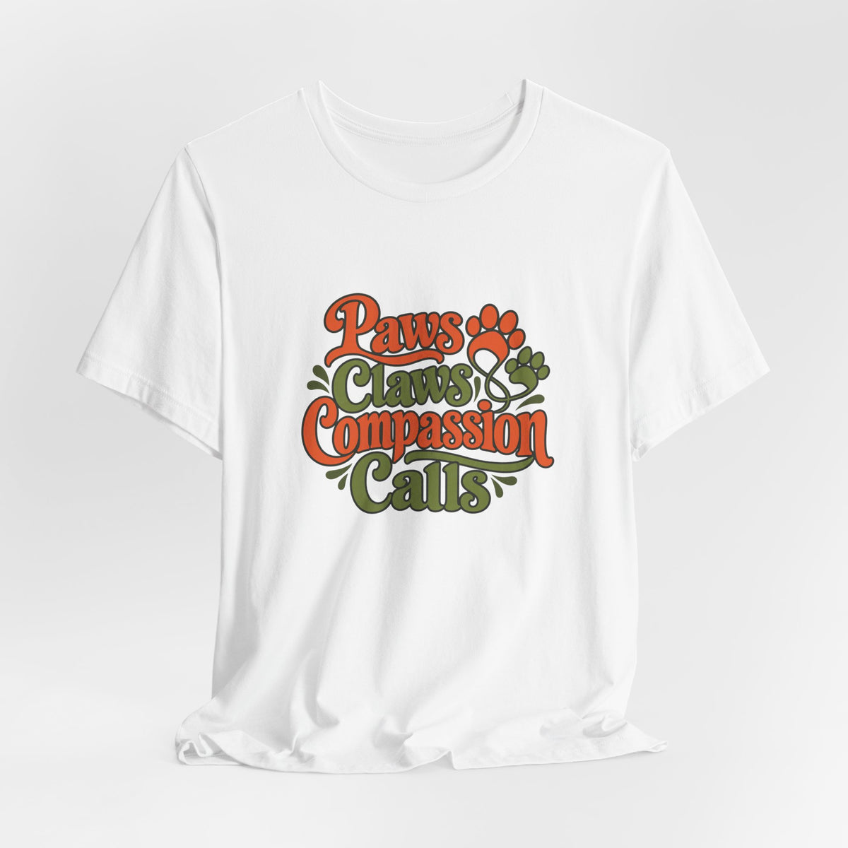 Paws Claws Compassion Vet Tee