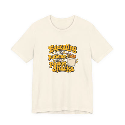 Pocket Snacks Teacher Vintage Tee
