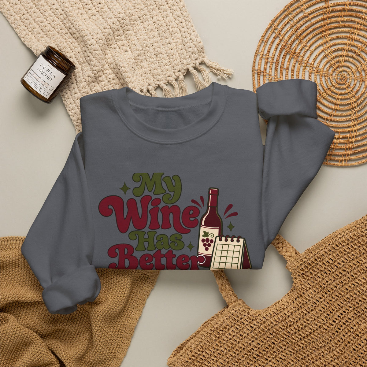 Weekend Wine Plans Sweatshirt