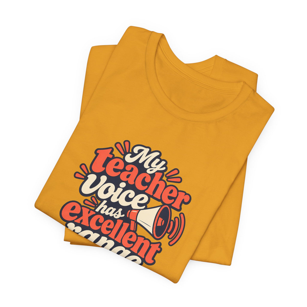 Teacher Voice Range Retro Shirt