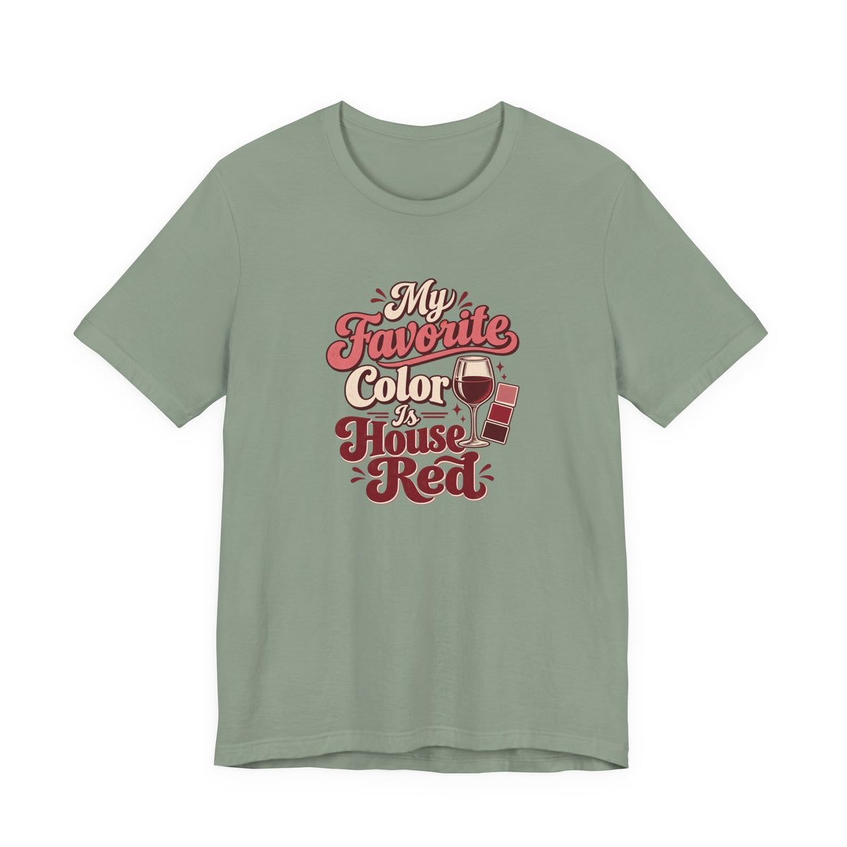 House Red Color Club Tee