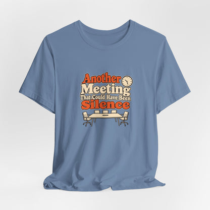 Meeting Silence Retro Office Tee