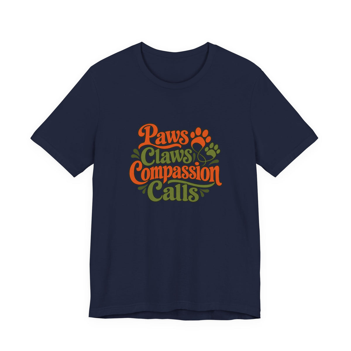 Paws Claws Compassion Vet Tee