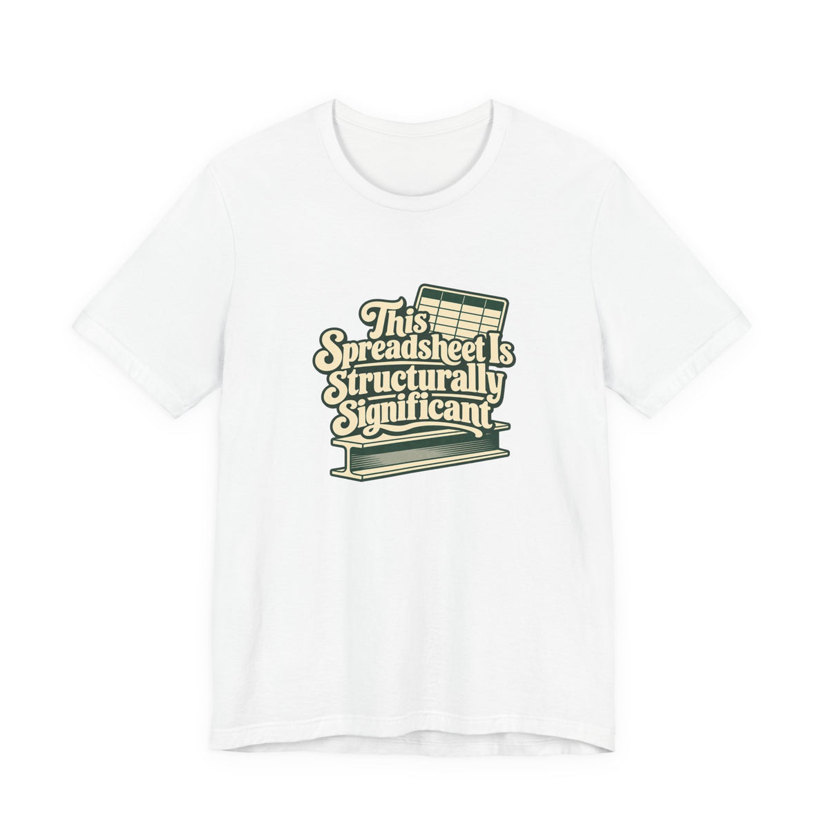 Spreadsheet Structural Support Tee