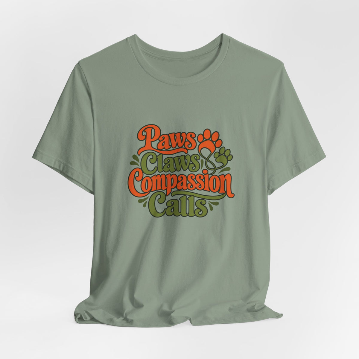 Paws Claws Compassion Vet Tee