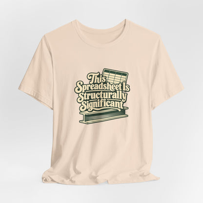 Spreadsheet Structural Support Tee