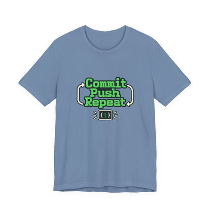 Commit Push Repeat Programmer Tee