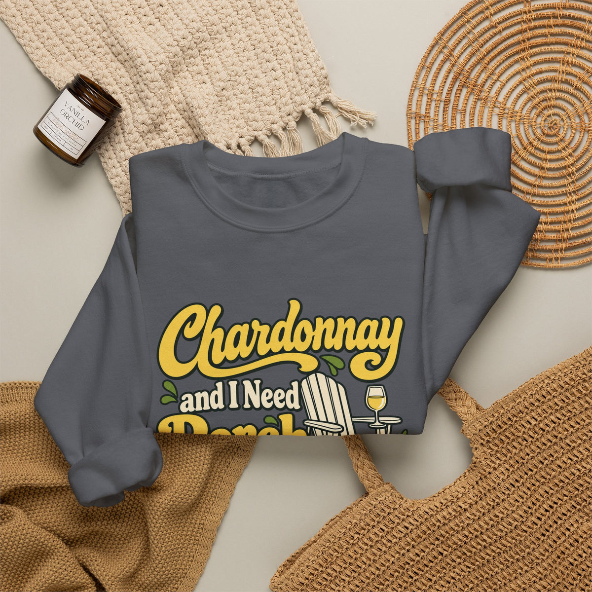 Chardonnay Porch Time Sweatshirt