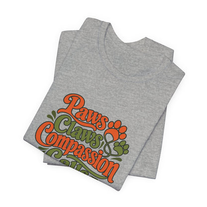 Paws Claws Compassion Vet Tee
