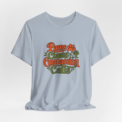 Paws Claws Compassion Vet Tee