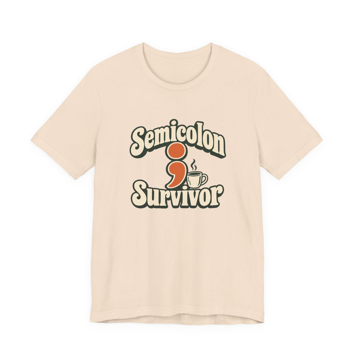 Semicolon Survivor Dev Tee