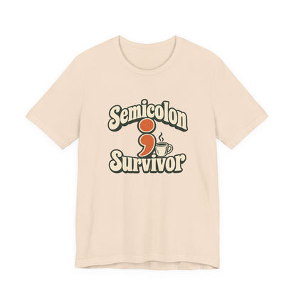 Semicolon Survivor Dev Tee