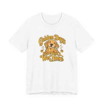 Golden Days Retriever Retro Tee