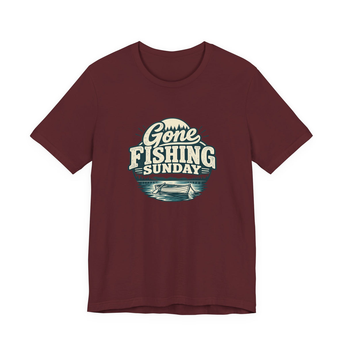 Gone Fishing Sunday Tee