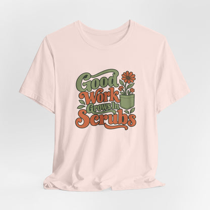 Scrub Life Bloom Retro Tee