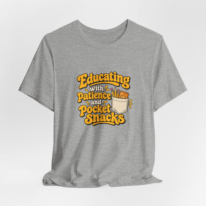 Pocket Snacks Teacher Vintage Tee