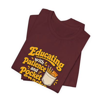 Pocket Snacks Teacher Vintage Tee
