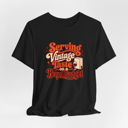 Boxed Budget Wine Tee